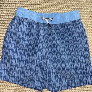 Fair Harbor Blue Wave Kids Swim Trunks